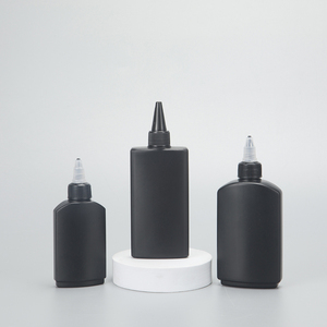 Botella de Plástico Negra de HDPE de 60 ml y 120 ml con Tapa de Rosca para Aceite Capilar, Pegamento Líquido, Cosméticos, Esmalte de Uñas - Product Image 6
