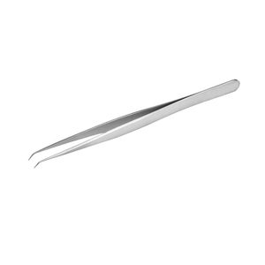 Pince à épiler pour sourcils en acier inoxydable de haute qualité, pince à épiler pour cils à pointe fine, revêtement noir, acier inoxydable allemand - Product Image 2