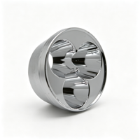 Lampe torche tactique professionnelle à 3 LED avec réflecteur, finition miroir brillante SMO, en aluminium CNC, service de fabrication ODM