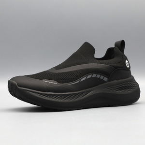 Nuevos Zapatos Deportivos Ligeros <span class=keywords><strong>de</strong></span> Punto para <span class=keywords><strong>Hombre</strong></span>, Zapatos para Correr con Suela Gruesa y Suave, Zapatos Deportivos Transpirables <span class=keywords><strong>de</strong></span> la Mejor Calidad OEM - Product Image 6