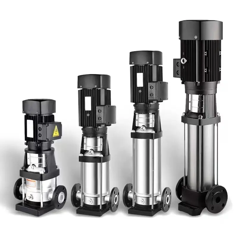 Pompe à eau rotative et verticale à pression constante, en acier inoxydable, ml, utilisation multiple, type industriel, haute barre