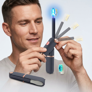 Cepillo de Dientes Eléctrico Sónico Plegable de Viaje con Función de Blanqueamiento Personalizada, Cepillo de Dientes Eléctrico para Adultos, Cepillos de Dientes de Viaje - Product Image 1