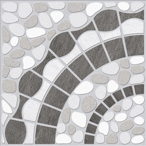 Chất Lượng Tốt 12Mm Kháng Khuẩn Hiện Đại <span class=keywords><strong>Pebble</strong></span> Thiết Kế Xe Bãi Đậu Xe 400X400Mm Nhà Để Xe Không-Trượt Ngoài Trời Lát Sứ Gạch Lát Sàn - Product Image 6