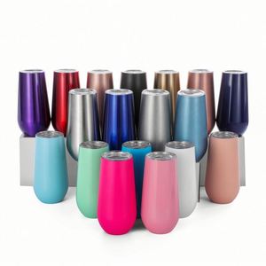 Vaso Térmico Minimalista de Acero Inoxidable de Doble Pared con Aislamiento al Vacío de 6oz, con Logotipo Personalizado, Tapa Antiderrames, Portátil para Agua Hirviendo - Product Image 2