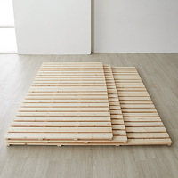Lit en bois de pin massif, style tatami, pour séjour, 1,51,8 m, japonais, bas, pliable, modèle amovible, PGC, origine Chine, rectangulaire, chambre à coucher