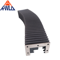 Couvre-boudoirs d'accordéon, Boudoirs de protection flexibles pour guides linéaires de machines-outils CNC pour centre d'usinage