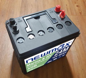 Batería MRV24 Coreana de Ciclo Profundo 200Ah VRLA AGM GEL de Alta Tasa para Energía Solar y UPS, Batería de Plomo-Ácido sin Mantenimiento - Product Image 1