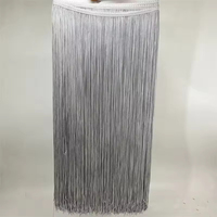 Franges de dentelle durables de 100 cm pour robes de mariée, accessoires de robe de mariée, luminaires de plafond de scène, garnitures à franges, voilages romains en dentelle