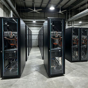 Heavy Duty Cold-rolled Steel 19 Inch Server <b>Rack</b> Cabinet 47U 1000mm Depth Static Load 800kg Computer Network in Stock 12U-42U He - Product Image 1