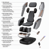 NINGDECRIUS 2026 Kursi Pijat Seluruh Tubuh Terlaris Mewah 4D Zero Gravity Shiatsu Pemanas Elektrik SL Track