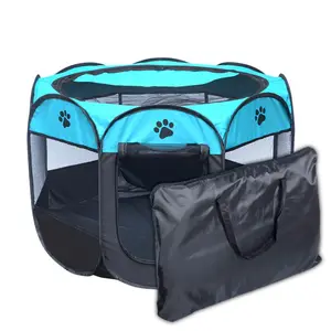 Evcil hayvan oyun parkı, köpek oyun parkı katlanabilir Pet egzersiz kalem çadırları