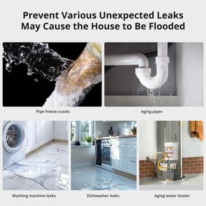 Sonoff SNZB-05P ZigBee เซ็นเซอร์ตรวจจับการรั่วไหลของน้ำรั่วแบบอัจฉริยะทันสมัยการเตือนแบบเรียลไทม์การตรวจจับการรั่วไหลของหยดสามารถใช้ได้กับ Google Assistant - Product Image 3