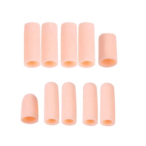Fingerstall Gel ngón tay bảo vệ cho phụ nữ và nam giới không thấm nước đàn hồi cao su Silicone ngón tay cots ngón tay tay tay áo cho Craking - Product Image 2