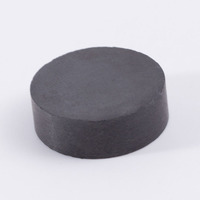 Petit aimant rond noir d25 x 5mm Y35 pour réfrigérateur, haut-parleur en Ferrite, bon marché, vente directe d'usine, aimant Permanent