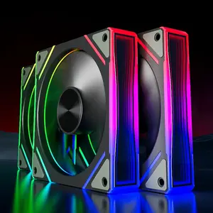 TEUCER Prism S1 RGB 120mm PC <b>Computer</b> Case <b>Fan</b> Kit 4pin PWM CPU Cooling <b>Fans</b> - Product Image 5