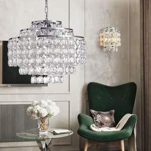 Lustre en cristal Xuyue de luxe moderne pour salon salle à manger Design minimaliste postmoderne Haut de gamme pour villa - Product Image 5