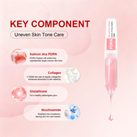 Sérum Ampoule Rose PDRN ADN de Saumon 99% en Gros Anti-rides Hydratation Profonde Soin de la Peau Formule Renouvellement à l'Acide Hyaluronique