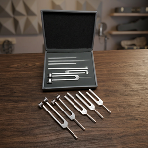 Ensemble de diapasons médicaux en aluminium, 5 pièces, instrument chirurgical manuel de classe I, outils de thérapie par fréquence - Product Image 3