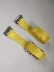 Sangles à cliquet robustes 100 % polyester, sangles de fixation de cargaison, sangles <span class=keywords><strong>d</strong></span>'<span class=keywords><strong>arrimage</strong></span> en polyester pour rail E - Product Image 6