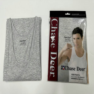 <span class=keywords><strong>Camisetas</strong></span> sin mangas blancas para <span class=keywords><strong>hombre</strong></span>, modelo ZLF001, <span class=keywords><strong>de</strong></span> algodón, con estampado <span class=keywords><strong>de</strong></span> ciervo, buen empaque, disponibles en todas las tallas M-2XL, 1.45 dólares. - Product Image 6