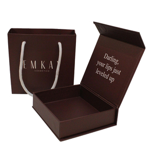 Coffret cadeau de rouge à lèvres haut de gamme avec logo personnalisé, avec sac, maquillage pour femmes, Saint-Valentin, cosmétique, fermeture magnétique, emballage rigide - Product Image 2