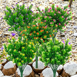 Herbe artificielle de Milan certifiée UV Offre Spéciale haute décoration verte extérieure de maison en pot transfrontalière comprenant des arbustes en plastique - Product Image 3