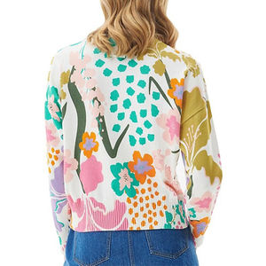 Pull avec <span class=keywords><strong>impression</strong></span> de photos personnalisées pour femmes Pull en tricot à <span class=keywords><strong>impression</strong></span> numérique complète et colorée - Product Image 3