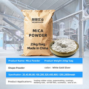 Flocons <span class=keywords><strong>de</strong></span> mica naturel pour peinture à l'effet pierre, revêtement décoratif mural extérieur, fourniture d'usine - Product Image 3