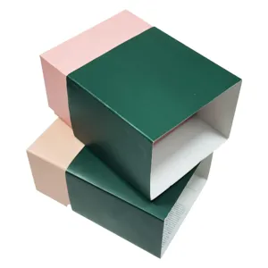 Caja de papel con logotipo cuadrado personalizado para reloj, caja de reloj de cartón, caja de reloj de papel