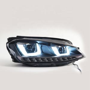 Faro LED lente DRL doppio fascio Bi-Xenon HID fari per VW <span class=keywords><strong>Golf</strong></span> 7 MK7 2013 <span class=keywords><strong>2014</strong></span> 2015 2016 2017 - Product Image 5