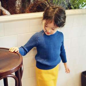 Pulls slim à rayures unies pour filles, nouveau design, provenant du marché de gros chinois - Product Image 4