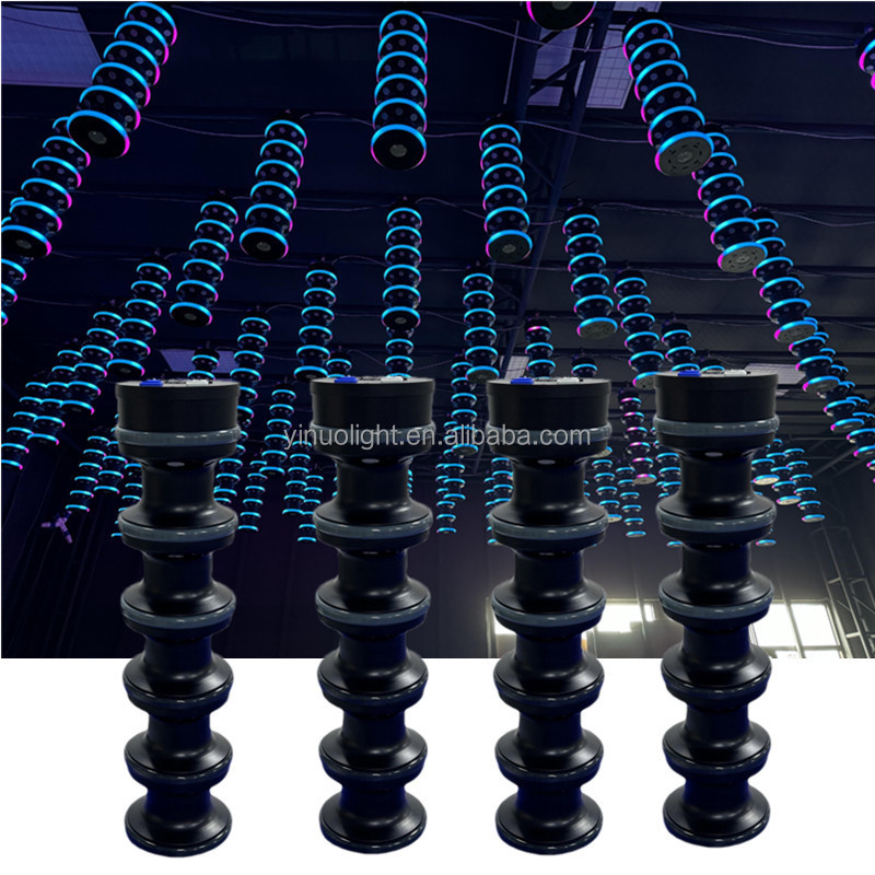 YNUO New Stage Lights 3D Matrix Bamboo Light DMX512 Led Pixel IP20 50W for DJ Disco Night Club Hotel Decoration