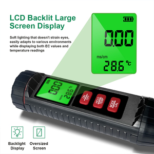 Novo Design Medidor de Umidade do Solo EC <span class=keywords><strong>Tester</strong></span> <span class=keywords><strong>3</strong></span> em <span class=keywords><strong>1</strong></span> Umidade <span class=keywords><strong>pH</strong></span> Ambiente EC Temp Backlight Medidor de Solo para Plantas ao Ar Livre Indoor - Product Image 6