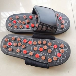 2021 Natural <span class=keywords><strong>Jade</strong></span> Stone Health <span class=keywords><strong>Care</strong></span> Healing Foot Massaging Slipper Acupuncture Shoes Massage - Product Image 2