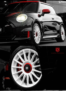 Jantes en aluminium forgé légères personnalisées CF <span class=keywords><strong>WHEELS</strong></span> 5x112/5x114.3/5x120/5x130 pour Benz A35/A45 CLA a B C GLA <span class=keywords><strong>Audi</strong></span> A4/5 - Product Image 4