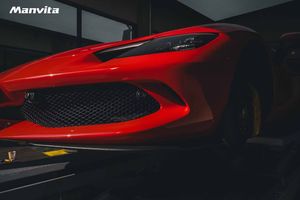 Aulena Kit bodi karbon kering OEM untuk Ferrari 296 GTB Diffuser Bumper belakang baru Spoiler pemisah bibir depan - Product Image 2