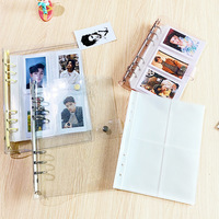Grosir A5 A6 Cincin Transparan Pp 6 6 Pemegang Kartu 4 Saku Tempat Kartu Album Kpop Bts Lengan Kartu Foto Album Ages Koleksi