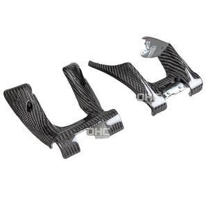 Pièces de volant en Fiber de carbone pour Mercedes <span class=keywords><strong>AMG</strong></span> GT GTS W204 W205 GLE CLA A GLB 34 <span class=keywords><strong>45</strong></span> G 63 interrupteur à bouton couvercle de garniture - Product Image 1
