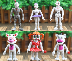 LINDA jouet Hot spot vente nouveau Set de 6Pcs 6 Generation <span class=keywords><strong>Five</strong></span> <span class=keywords><strong>Nights</strong></span> <span class=keywords><strong>at</strong></span> <span class=keywords><strong>Freddys</strong></span> FNAF Action Figures Toys Gift Collective Dolls - Product Image 4