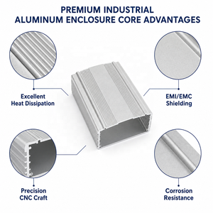 Caja de Proyectos de Aluminio, Carcasa Metálica Resistente para Equipos de Minería, Caja de Control de Aluminio, Caja con Disipador de Calor - Product Image 5