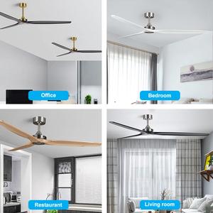 Kích thước lớn 6 tốc độ gió 40 inch 60 inch 80 inch 100 inch trong nhà kho nhà điều khiển từ xa quạt trần - Product Image 5