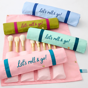 Embroidered Eco-Friendly Polyester Storage <b>Bag</b> with Zipper Closure Custom Logo & Color Large Capacity Makeup Organizer - Product Image 3