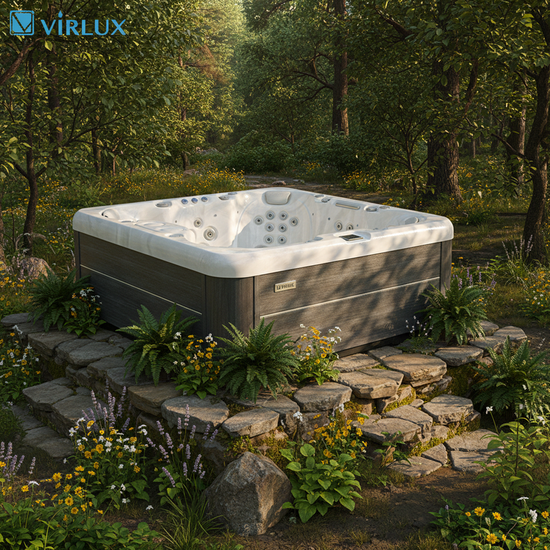 VIRLUX V1001Professional 6 Person Outdoor Bathtub