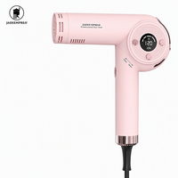 Sèche-cheveux professionnel ionique pliable haute vitesse avec moteur BLDC 1800W, diffuseur et buse 5-en-1 pour usage domestique et professionnel