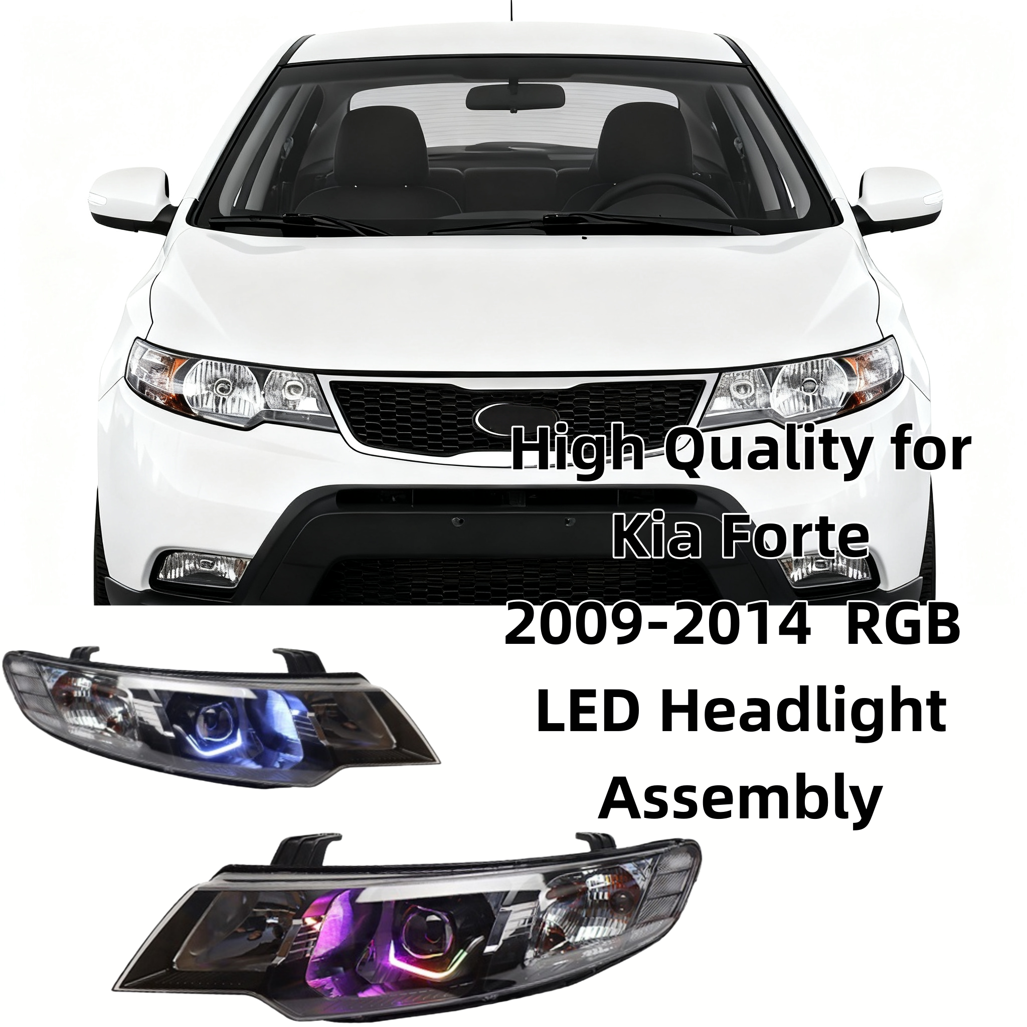 kia forte 2014 led headlight
