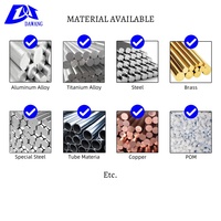 CNC Aluminum Mechanical Keyboard Kit Copper Stainless Steel Keycaps Wire EDM Machining Turning Process Plating Finish Customized