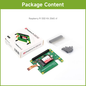 Kit oficial de SSD para Raspberry Pi 5 que incluye unidad de estado sólido de alta velocidad de 256GB/512GB y Raspberry Pi M.2 HAT+ K657 - Product Image 3