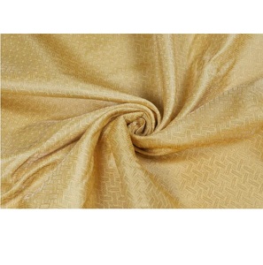 Tela Brocada de Poliéster con Estampado Floral de Moda, Textura Suave y Brillante, Transpirable, Ecológica y Ligera, SHIKHA FAB, Vestidos para Niñas - Product Image 1