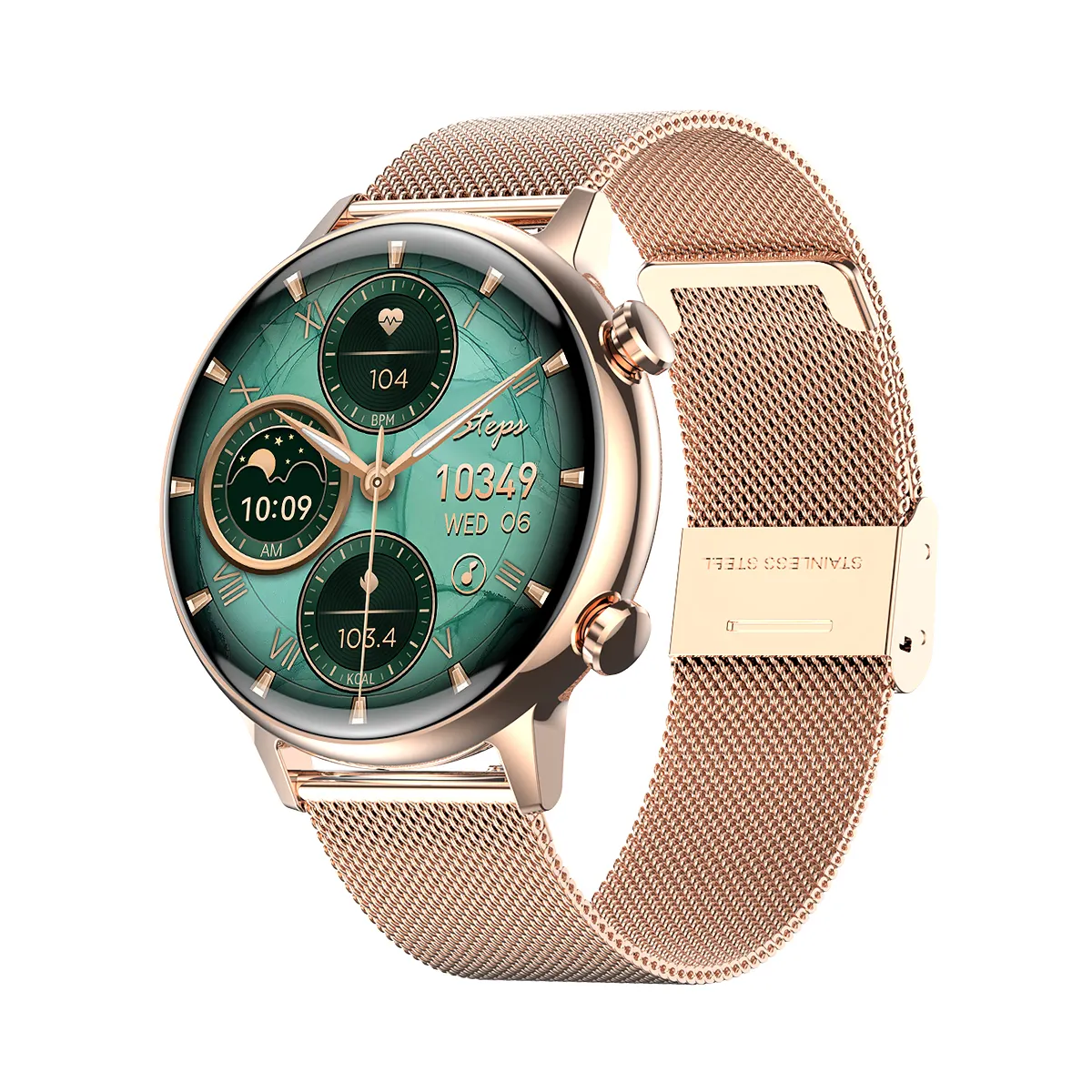 Jam tangan pintar layar AMOLED langsung pabrik 2023 jam tangan pintar BT satu arah sambung logo kustom