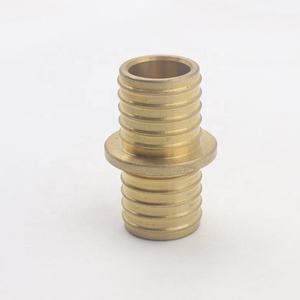 Cierre Deslizante Mecanizado CNC de Cobre Completo y Duradero |   Conector de Tubería Doble PEX de Tres Vías para Sistemas de Plomería - Product Image 5